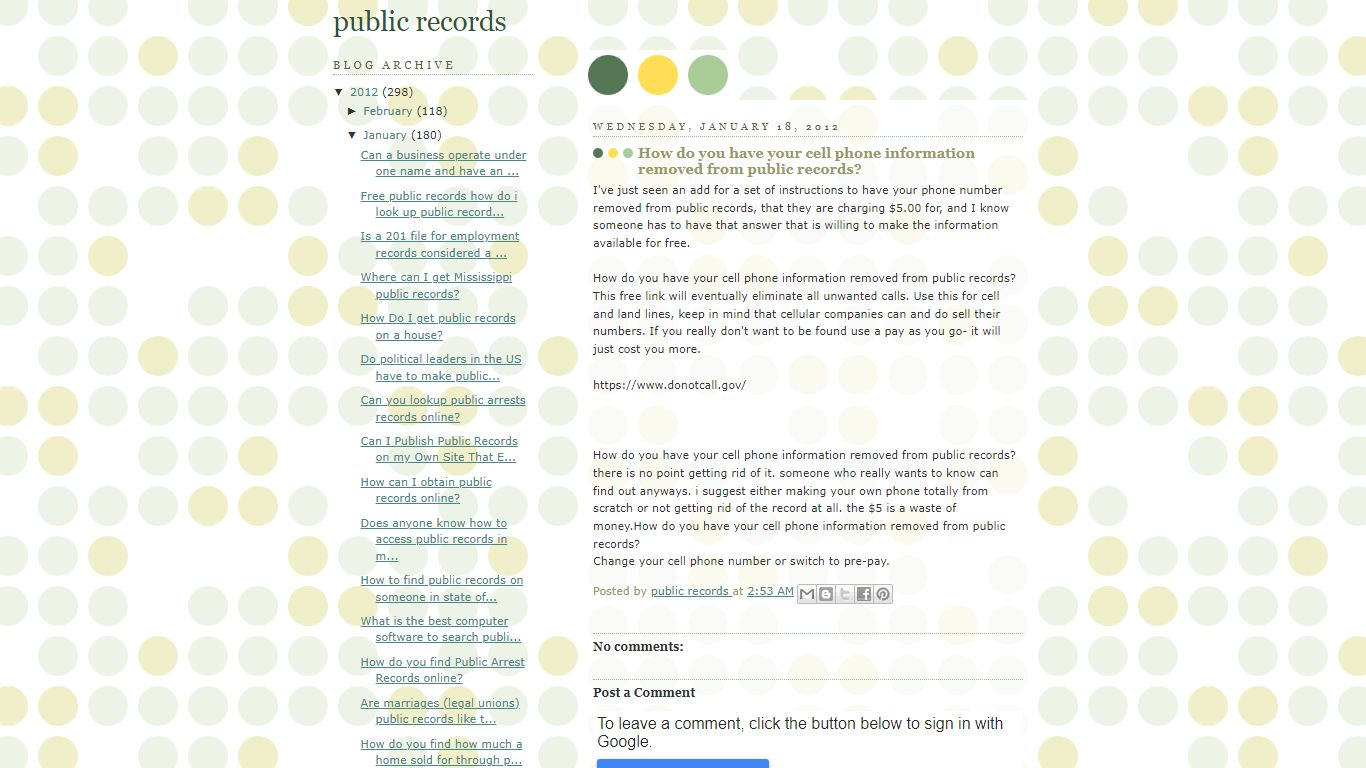 public records: How do you have your cell phone information removed ...